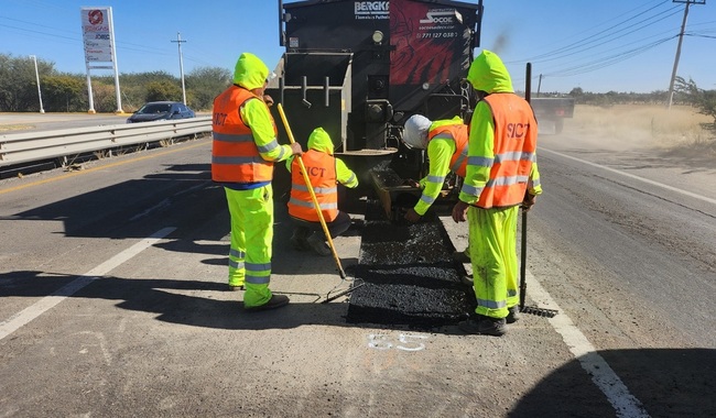 Repara Programa Bachetón más de 212 mil baches en la Red Carretera Federal Libre de Peaje: SICT
