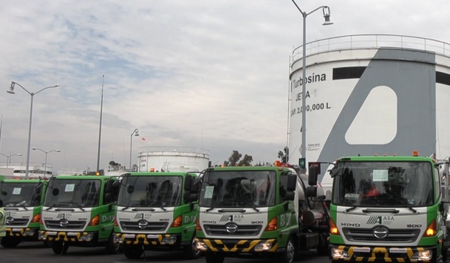 En 2025 nuevo parque vehicular para el suministro de combustibles de aviación