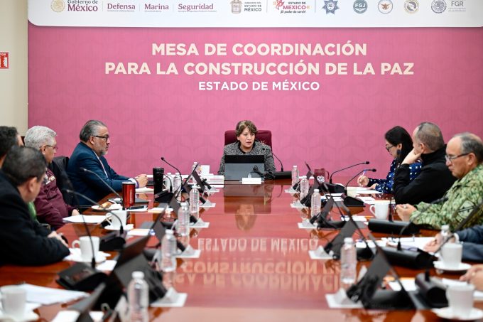 Mesa de Coordinación para la Construcción de la Paz respalda “Operación Atarraya” para combatir delitos como homicidio, feminicidio, secuestro y narcomenudeo en el EdoMéx