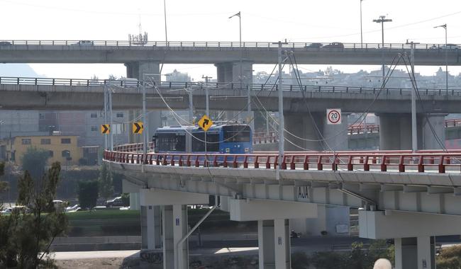 Concluye SICT viaducto elevado del Trolebús Chalco-Santa Marta