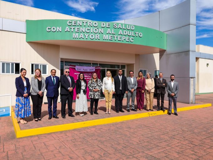 Inaugura Secretaría de Salud área de rehabilitación para personas con discapacidad en Metepec