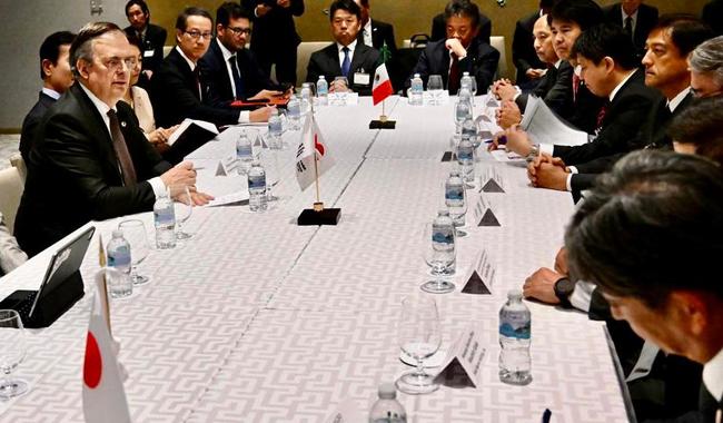 Ebrard acuerda con empresarios japoneses impulsar mayores inversiones niponas en México