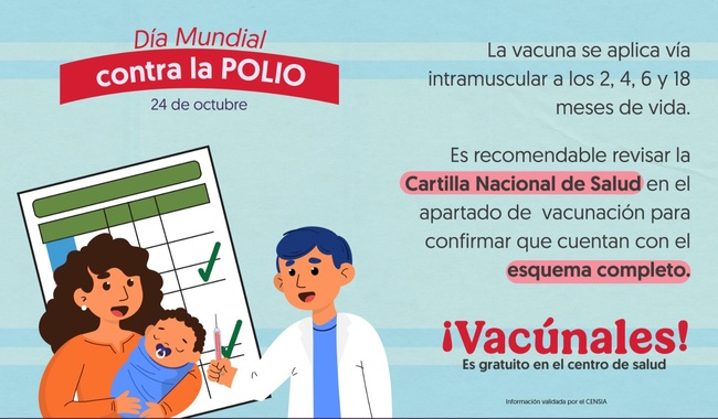 426. Secretaría de Salud, comprometida con la erradicación de la poliomielitis