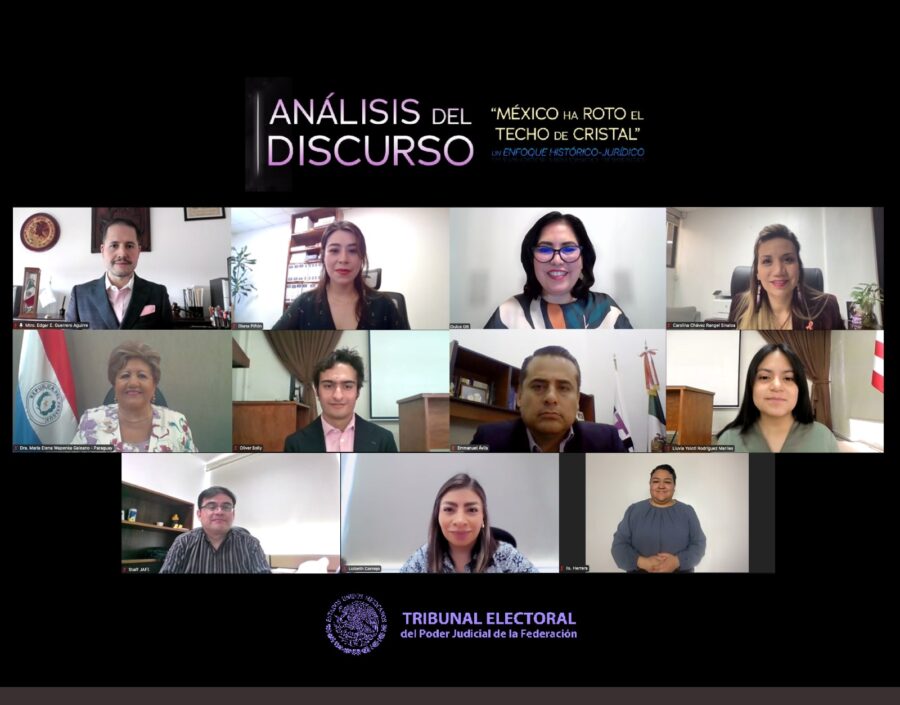 Realiza TEPJF Taller de Análisis del Discurso: México ha roto el techo de cristal. Un enfoque histórico-jurídico