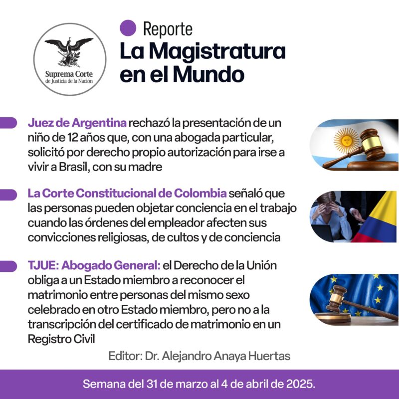 Corte Constitucional de Colombia: las personas pueden objetar conciencia en el trabajo cuando las órdenes del empleador afecten sus convicciones religiosas, de cultos y de conciencia.
