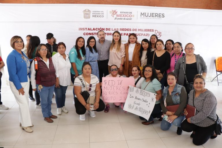 Establece EdoMéx 39 Redes de Mujeres Constructoras de Paz en municipios que cuentan con Alerta de Violencia de Género