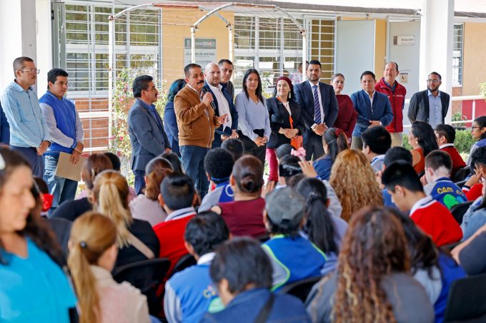 Construye Gobernadora Delfina Gómez Álvarez nuevo plantel de la Universidad Mexiquense del Bicentenario en Tepetlaoxtoc