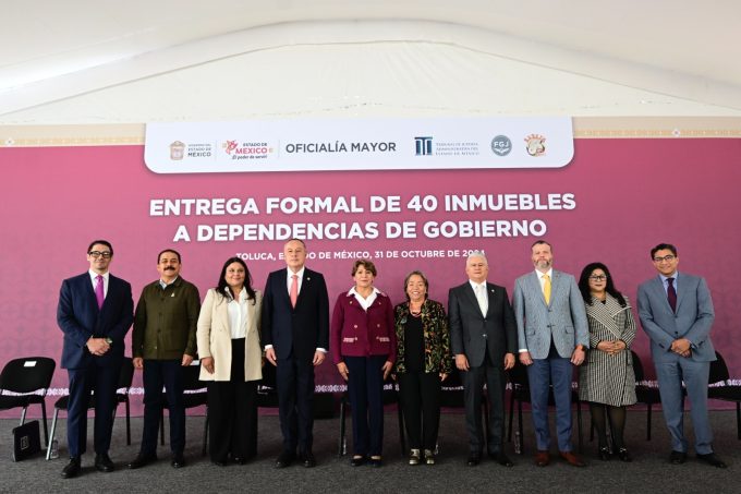 Cumple Gobernadora Delfina Gómez Álvarez con rescate histórico de 40 inmuebles con 35 años de abandono en el EdoMéx