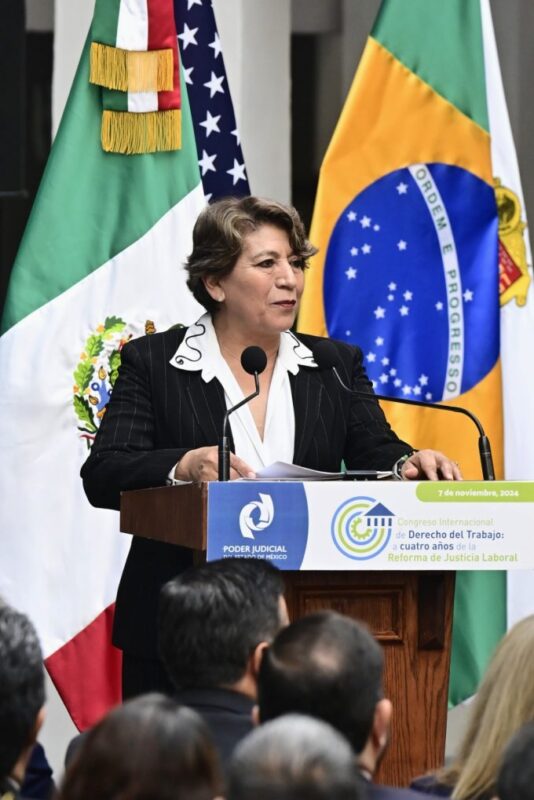 Atiende Gobernadora Delfina Gómez Álvarez rezago histórico por 900 mdp en conflictos laborales en el EdoMéx