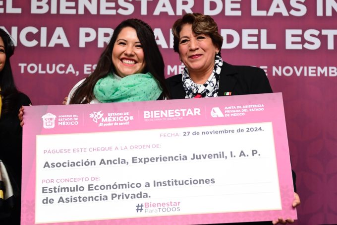 “El Poder de Servir no se dice, se actúa;” entrega Gobernadora Delfina Gómez Álvarez 9.5 mdp a 44 Instituciones de Asistencia Privada