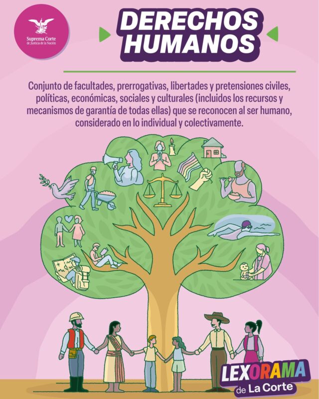 ¿Sabes qué son los 𝐝𝐞𝐫𝐞𝐜𝐡𝐨𝐬 𝐡𝐮𝐦𝐚𝐧𝐨𝐬? En este Lexorama, #LaCorte te lo explica.