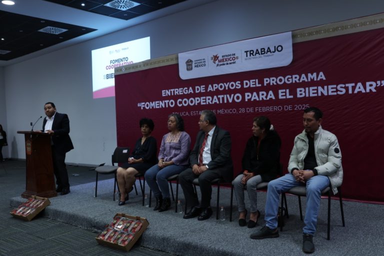 Entrega GEM apoyos por 190 mil pesos del Programa “Fomento Cooperativo para el Bienestar”