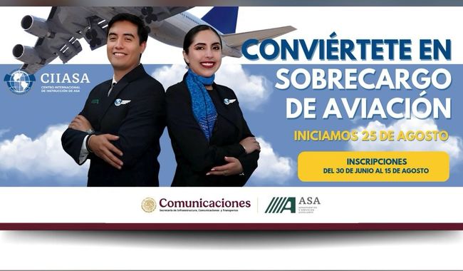 ASA-CIIASA impartirán curso de formación de sobrecargos con altos estándares internacionales