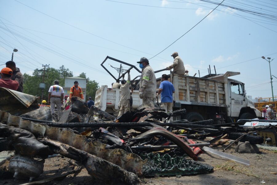Gobierno de la Ciudad actúa con prontitud y brinda apoyo a total afectados de incendio en Lindavista