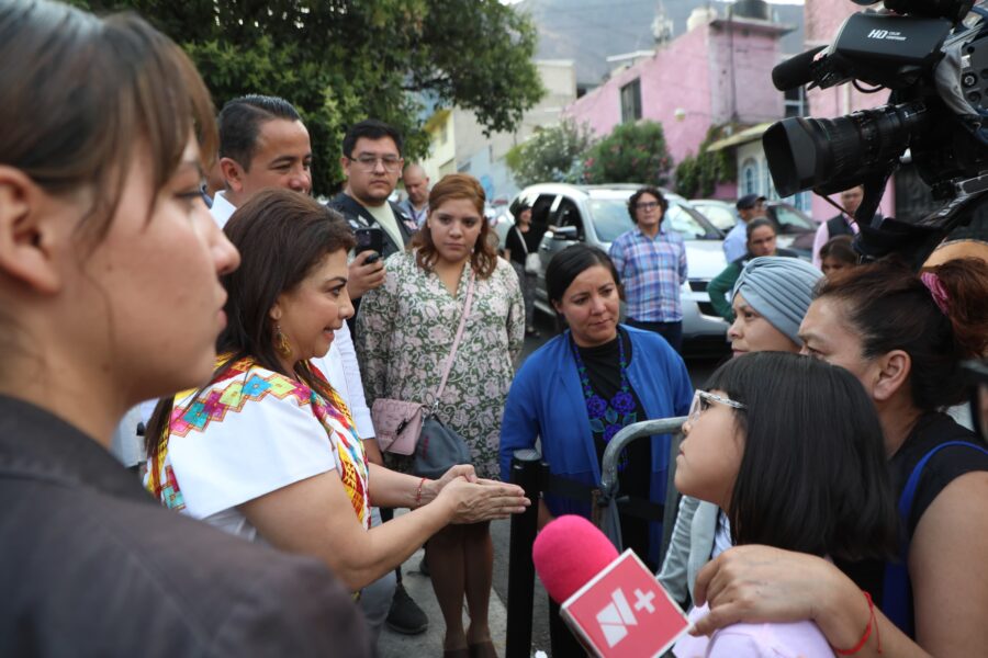 Anuncia jefa de Gobierno Clara Brugada inversión, iluminación total, seguridad y Utopía para la colonia Chalma de Guadalupe, Alcaldía Gustavo A. Madero