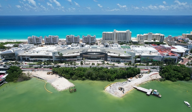 Realiza SICT histórica rehabilitación Ambiental durante la construcción del Puente Vehicular Nichupté