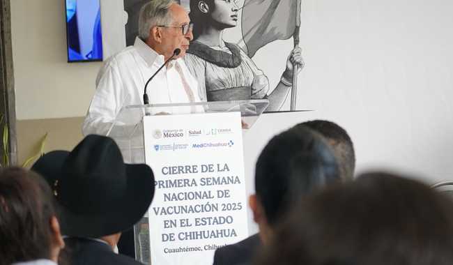 088. México avanza el 85% de la meta en la Semana Nacional de Vacunación 2025