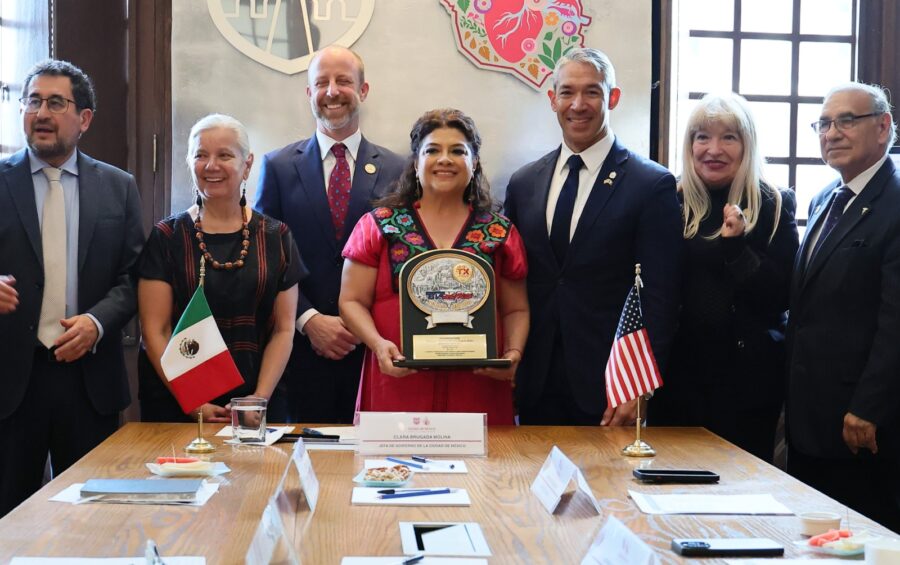 Clara Brugada y alcaldes del sur de Texas fortalecen lazos para avanzar sobre el papel de las ciudades en la atención y garantía de los derechos humanos a la población migrante
