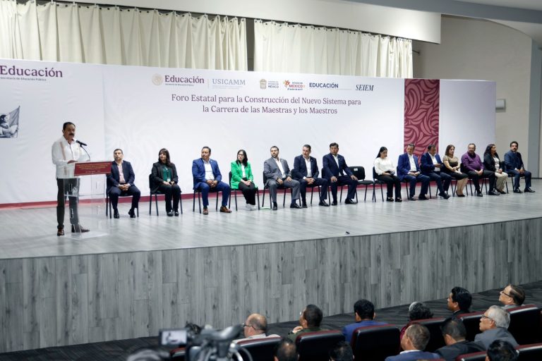 Alista EdoMéx nuevo sistema educativo para dignificar la labor docente; realiza SECTI foro con magisterio mexiquense