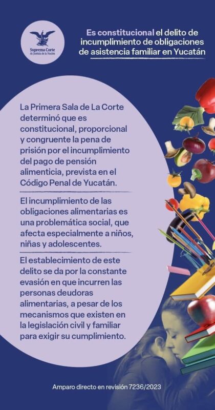 #LaCorte protege el cumplimiento de las obligaciones de asistencia familiar. #LaCorteContigo #EsSentencia