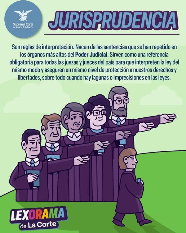 ¿Has escuchado el término “jurisprudencia”? En este #Lexorama te decimos qué es. #ConoceMás