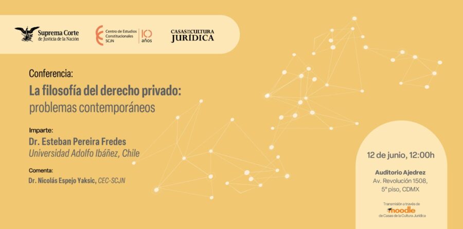 El profesor Esteban Pereira Fredes visita el Centro de Estudios Constitucionales para ofrecer esta conferencia imperdible. ¡Participa!