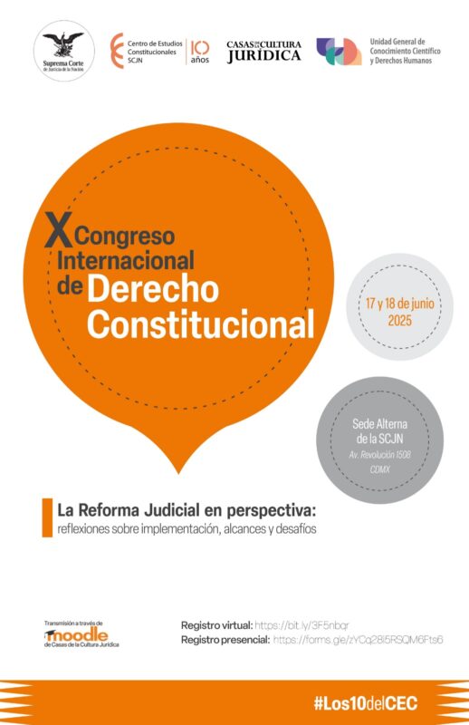 X Congreso Internacional de Derecho Constitucional: La Reforma Judicial en perspectiva: reflexiones sobre implementación, alcances y desafíos.