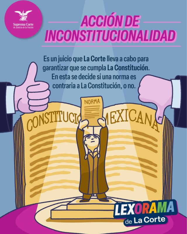 Conoce qué es una acción de inconstitucionalidad. En este #Lexorama, #LaCorte te lo explica.