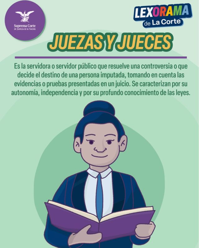 Las personas juzgadoras se caracterizan por su autonomía, independencia y por su profundo conocimiento de las leyes.