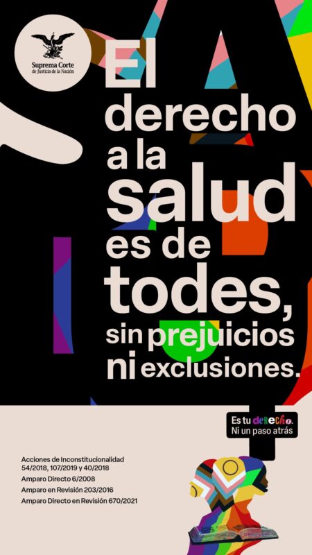 El acceso a la salud sin prejuicios ni exclusiones, es un derecho humano. En #LaCorte, protegemos el acceso igualitario para todes.