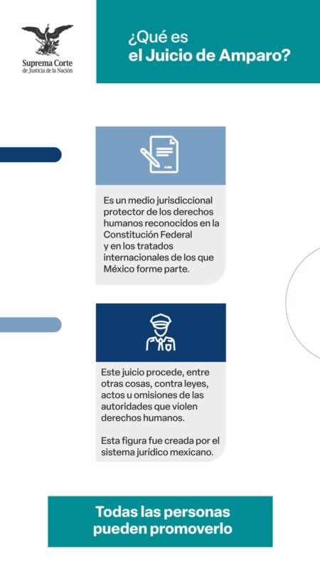 El amparo es un derecho y una garantía para la protección de todos tus derechos. #ConoceMás #SaberEsTuDerecho