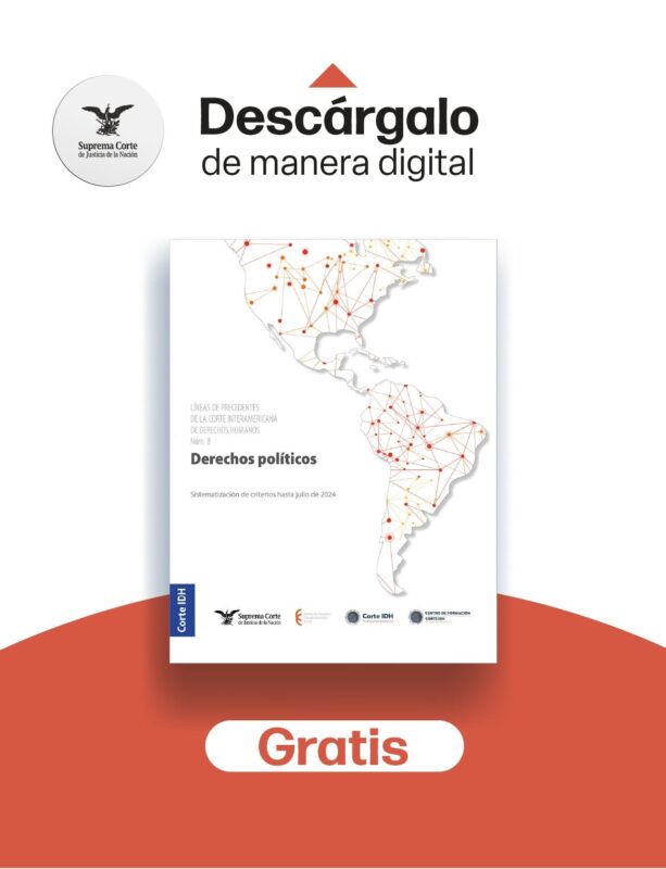 #DescargaGratis Este libro del Centro de Estudios Constitucionales aborda las líneas de precedentes de la Corte IDH sobre derechos políticos. 🗳️ Estos derechos garantizan que las personas ciudadanas puedan participar activamente en la vida política, eligiendo a sus representantes e incidiendo en el proceso de toma de decisiones.