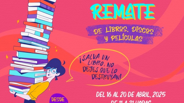Llega la 19 Edición del Gran Remate de Libros, Discos y Películas al Monumento a la Revolución