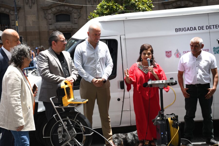 Presenta Gobierno de la Ciudad nuevo equipo para detectar fugas de agua no visibles; se recuperará el equivalente al suministro para 180 mil personas al año