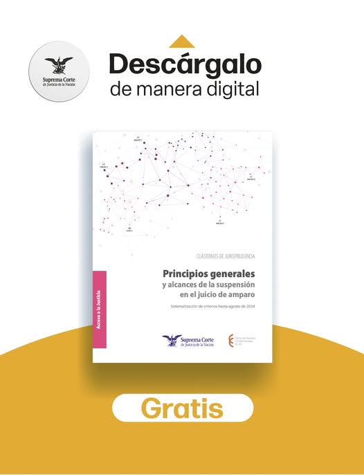 Con este nuevo cuaderno de jurisprudencia del Centro de Estudios Constitucionales se busca facilitar el estudio y operación de las reglas que rigen la suspensión en el juicio de amparo.