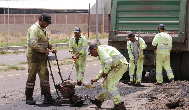 SICT impulsa conservación de la carretera federal 45 Norte entre Aguascalientes y Zacatecas