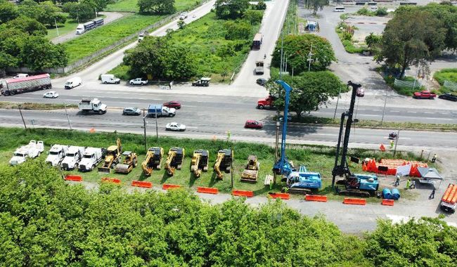 Supervisa Secretario Esteva Medina avance de obras en Veracruz