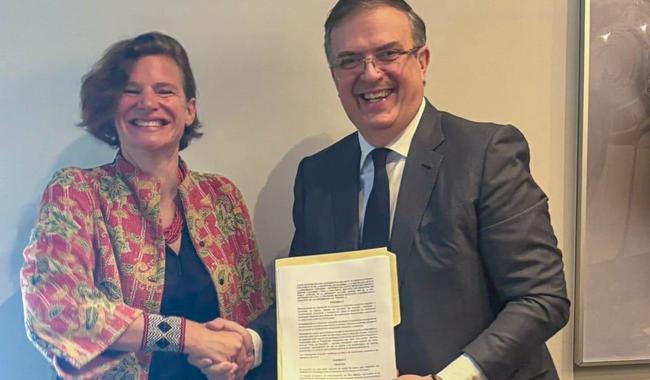 El secretario Marcelo Ebrard firmó carta de intención con el Institute for Innovation and Public Purpose de la University College London