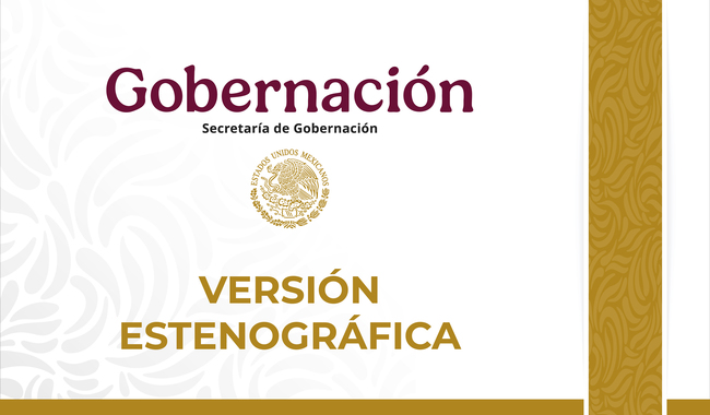 Secretaria de Gobernación, durante la entrega de unidades a la Comisaría General de Seguridad Ciudadana de Nezahualcóyotl, Estado de México