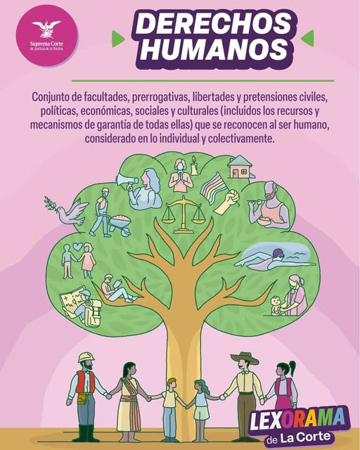 ¿Sabes qué son los 𝐝𝐞𝐫𝐞𝐜𝐡𝐨𝐬 𝐡𝐮𝐦𝐚𝐧𝐨𝐬? En este Lexorama, #LaCorte te lo explica. #SaberEsTuDerecho