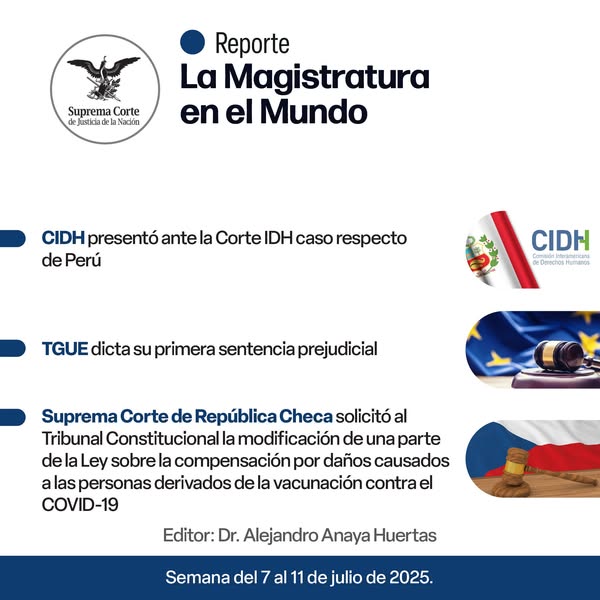 El TGUE dicta su primera sentencia prejudicial.  Te invitamos a conocer más sobre este y otros temas en La Magistratura en el Mundo.