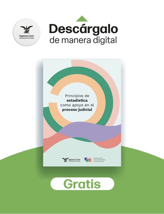 #LibrosGratis  Este libro ofrece una guía para entender el papel de la estadística en el ámbito jurídico.