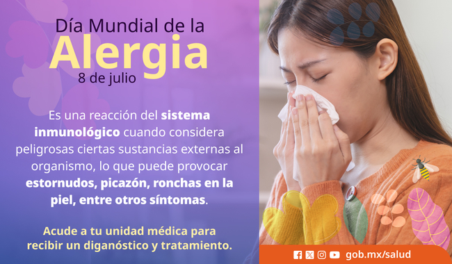 134. Alergias, una afección prevenible y controlable con diagnóstico especializado