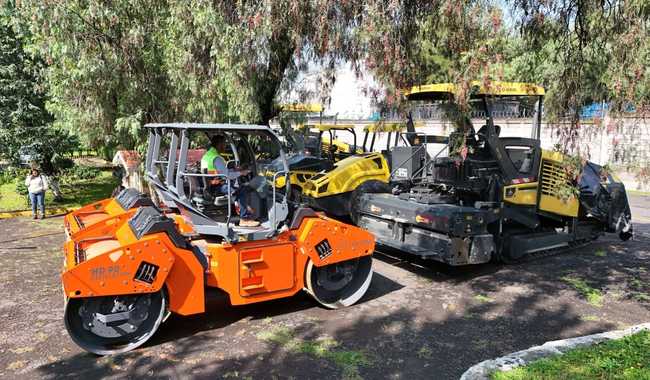 Inicia capacitación a operadores de trenes de pavimentación en oriente del Estado de México
