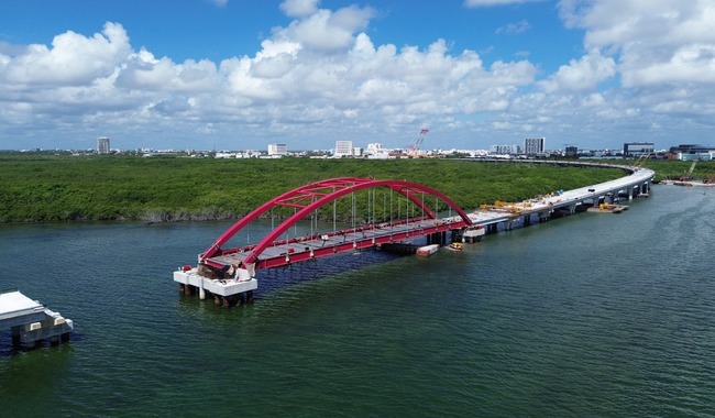 Intensifica SICT trabajos en puentes Nichupté, Rizo de Oro y carretera San Ignacio-Tayoltita