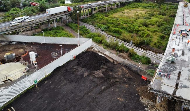 Construcción de puentes Alameda 1 Y 2, ayudará a recuperar nivel de servicio del Periférico Oriente: SICT