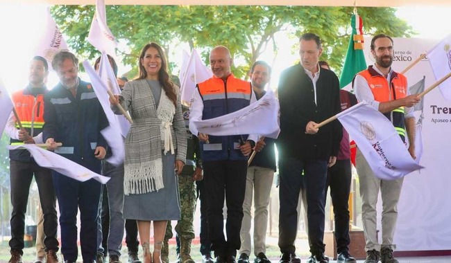 SICT da banderazo a la construcción de la ruta de tren Querétaro-Irapuato, tramo Querétaro-Apaseo El Grande