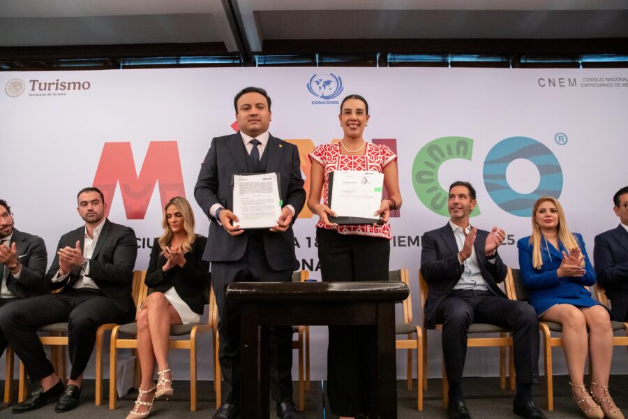 Sectur y Conajo MX firman convenio de colaboración para el uso de la marca México