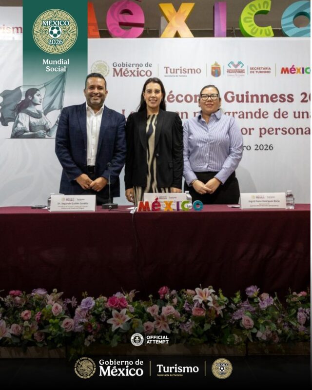Mundial Social 2026: tres Récord Guinness proyectarán a México como destino turístico