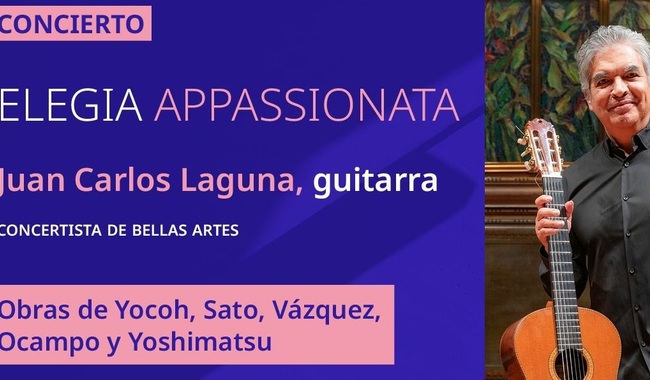 EL GUITARRISTA JUAN CARLOS LAGUNA RINDE HOMENAJE A COMPOSITORES JAPONESES